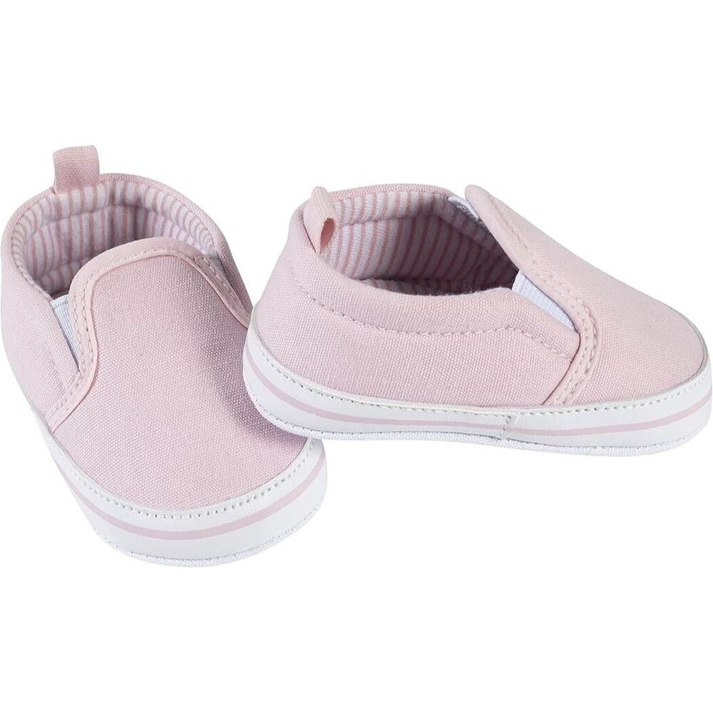 Gerber Unisex-Baby Newborn Infant Toddler Slip-On Sneaker Crib Shoe (0-3 mths)